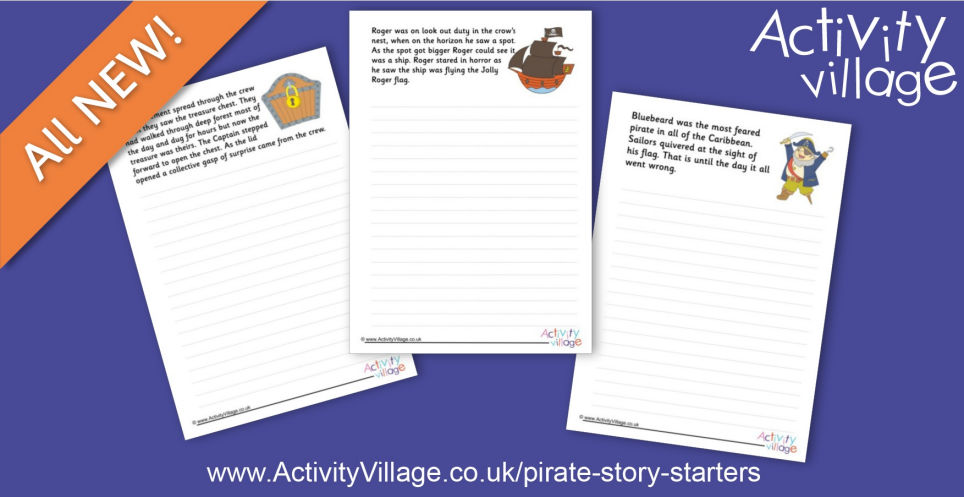 Spark Creative Writing with our New Pirate Story Starters Spark Creative Writing with our New Pirate Story Starters