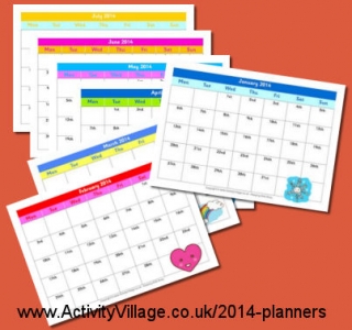 Our 2014 Planner Pages Are Up!