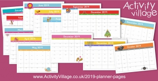 Our Planner Pages for 2019