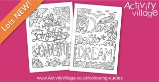 2 New Colouring Pages and Colouring Cards