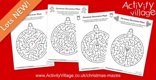 4 New Christmas Mazes to Add to Our Collection