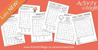 6 New Word Searches to Challenge Kids
