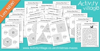 A Bumper Collection of New Christmas Mazes