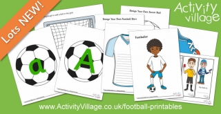 A New Collection of Football Printables