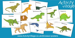 A New Set of Dinosaur Posters