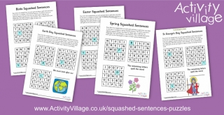 A New Type of Puzzle - Squashed Sentences!