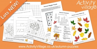 A Range of New Autumn Puzzles to Keep the Kids Busy