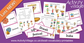 A Useful Set of Diwali Vocabulary Printables