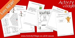 All Sorts of Fun New Worksheets for Dr Seuss's Birthday