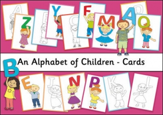 How Many Ways Can You Use Our Alphabet of Children Cards?