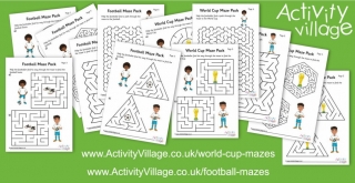 An Abundance of Football Mazes!