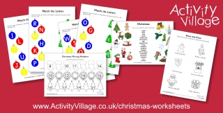An Assortment of New Christmas Worksheets