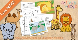And a Huge New Collection of African Animal Activities!