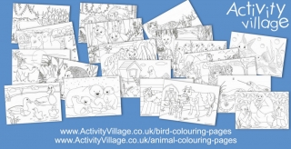 Adding to our Animal and Bird Colouring Pages