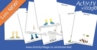 Another Bundle of Whose Feet Drawing Challenges with a Sports Theme