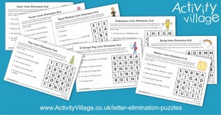 Brand New Letter Elimination Puzzles