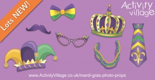 Brand New Mardi Gras Photo Props