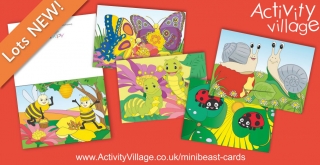 Bright, Cheerful and Fun - Minibeast Cards to Print for All Sorts of Occasions!