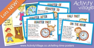 Brighten the Walls with our First Batch of New Telling Time Posters
