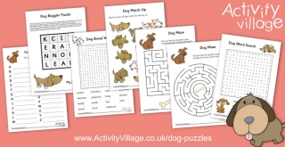 Challenge The Kids To Some Of Our New Dog Puzzles!