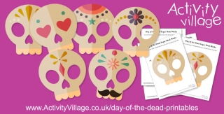 New Day of the Dead Mask Activity