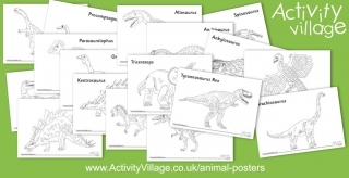 Adding to Our Collection of Dinosaur Colouring Pages