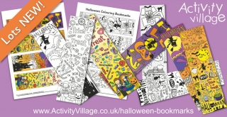 Doodle Bookmarks for Halloween!