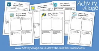 Fun New Draw the Weather Worksheets