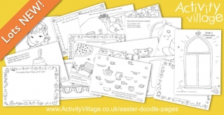 Easter Doodle Pages to Encourage Imagination