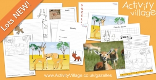 Expanding our African Animals Topic with the Graceful Gazelle
