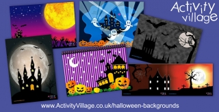 Fun Halloween Backgrounds With All Sorts Of Uses!