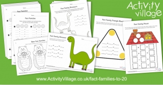 Fun New Activities for Fact Families to 20