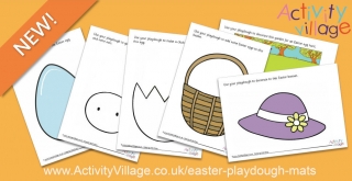 Fun New Easter Playdough Mats