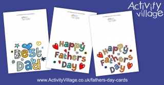 Three Fun New Father's Day Cards