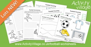 Fun New Football Worksheets for a Variety of Ages