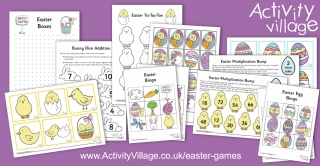 Fun New Printable Easter Games for Classroom or Family