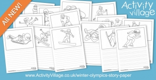 Get Ready For The Winter Olympics With Our Fun Story Paper