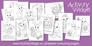 Gorgeous New Easter Colouring Pages!