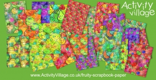 Gorgeous New Fruity Scrapbook Paper
