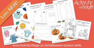 Grab the Scissors and Have Fun with Our New Halloween Scissor Skills Printables
