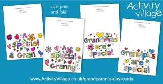 New Printable Grandparents' Day Cards