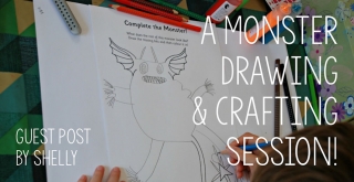 Guest Post - A Monster Drawing and Crafting Session!