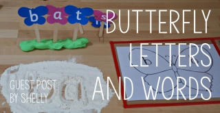 Guest Post - Butterfly Letters and Words