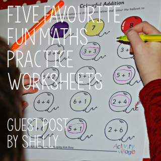 Guest Post - Five Favourite Fun Maths Practice Worksheets