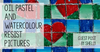 Guest Post - Oil Pastel and Watercolour Resist Pictures