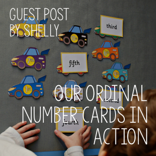 Guest Post - Our Ordinal Number Cards in Action