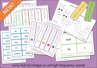 New High Frequency Words - Fun and Colourful!