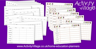 New Home Education Planners and Schedules