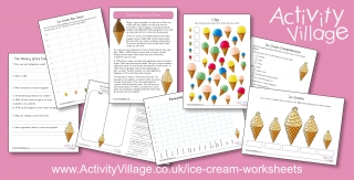 Ice Cream Worksheets 