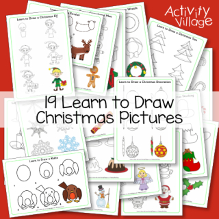 19 Learn to Draw Christmas Pictures